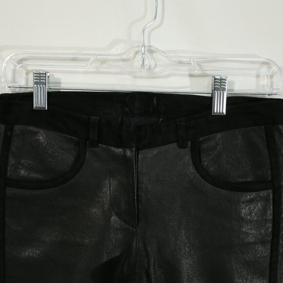 RARE Isabel Marant Runway Leather Pants No.1501 FR34 XS (US 0/2) Lambskin Suede - Picture 3 of 9